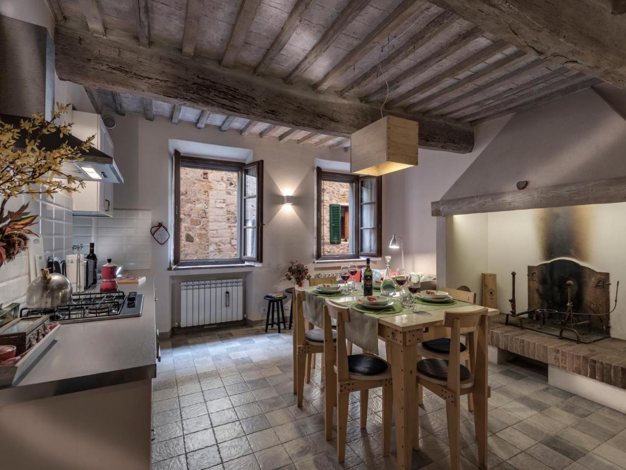 Apartment La Scala 1572 San Quirico dʼOrcia Εξωτερικό φωτογραφία